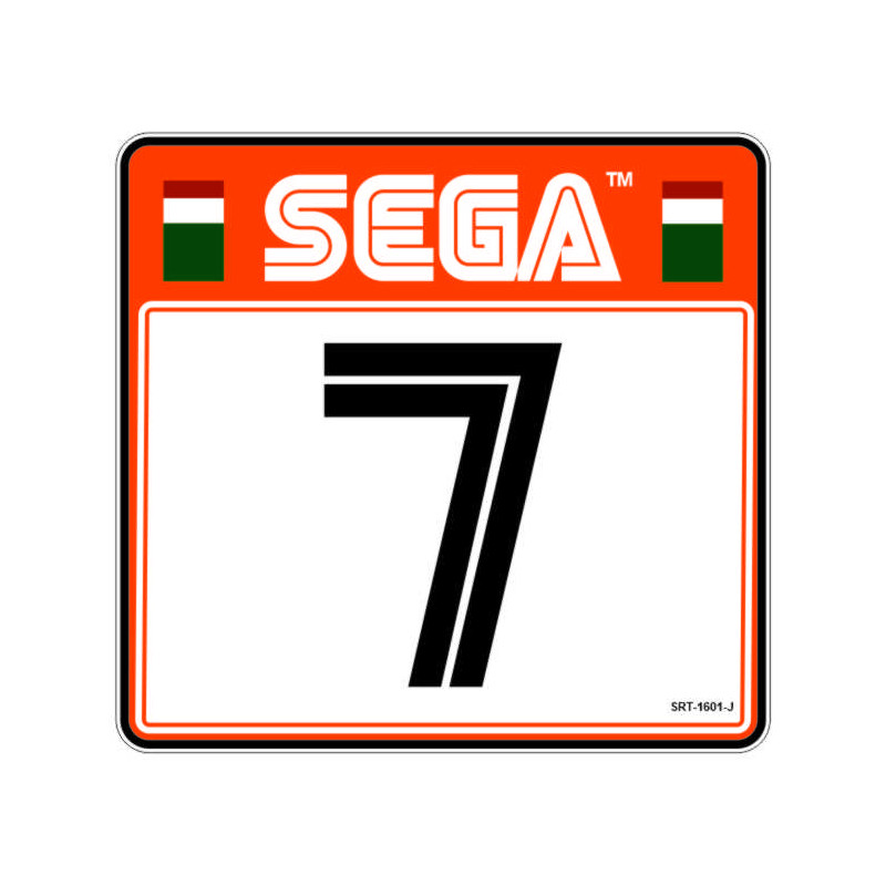 copy of sega rally 2 sticker siège numero 7