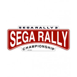 sega rally 2 sticker siège...